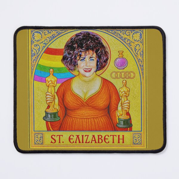 Item preview, St Elizabeth Taylor. Pop Culture Saint designed and sold by CMooreWorx.