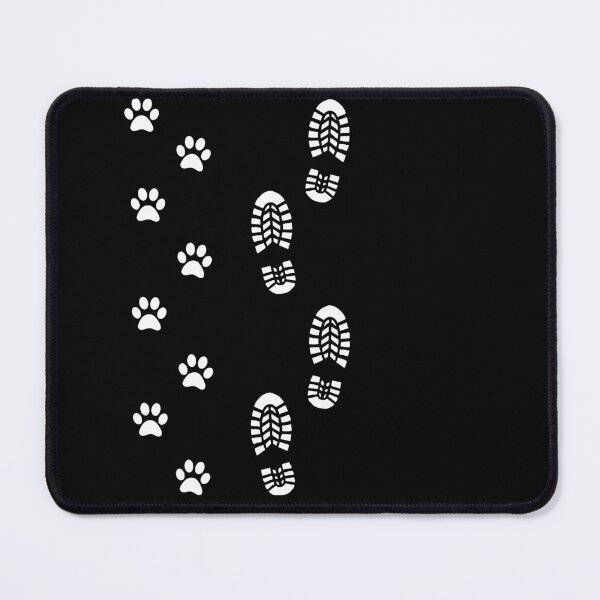 Item preview, Dog Walk Footprints & Paw Prints – Minimalist Francophile Pet Design designed and sold by FrancophileFun.