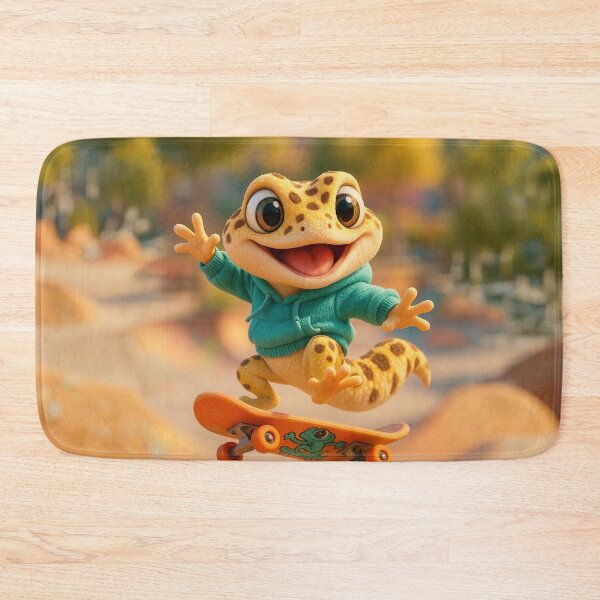 Item preview, Skater Leopard Gecko designed and sold by Sillytoe.