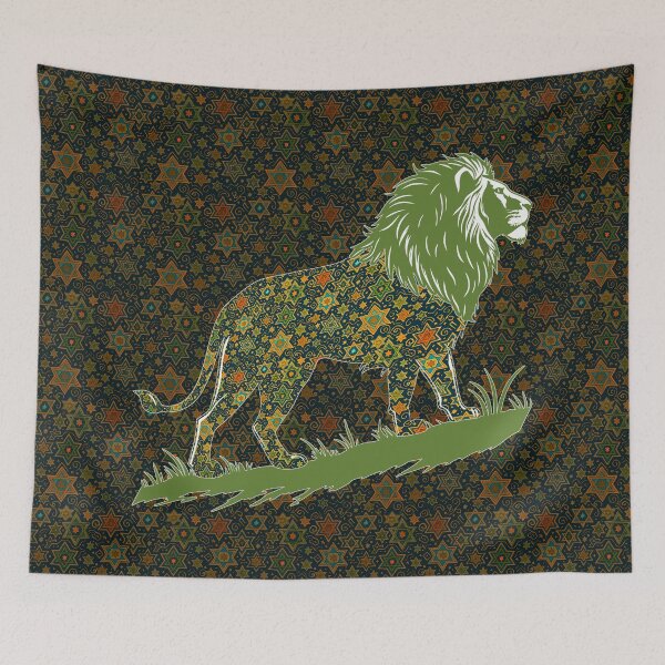 Item preview, Star of David, Pattern 43, Lion of Judah. designed and sold by UltraQuirky.