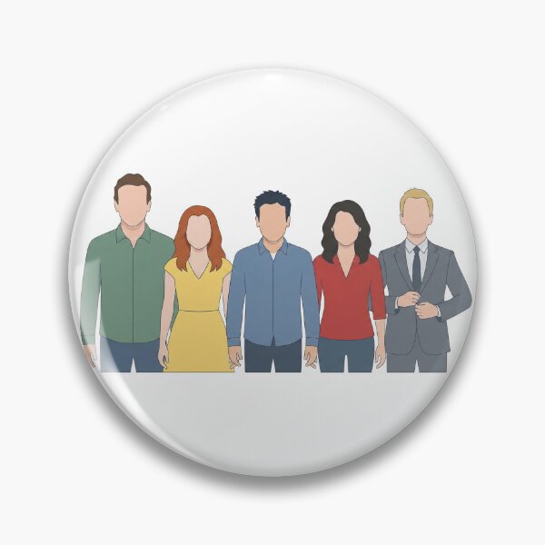Item preview, How I Met Your Mother Main Cast Doodle designed and sold by Screen Lore.