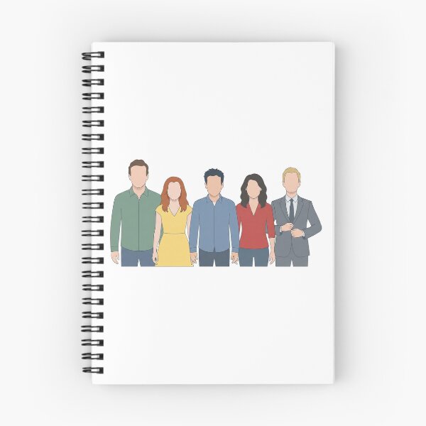 Item preview, How I Met Your Mother Main Cast Doodle designed and sold by Screen Lore.