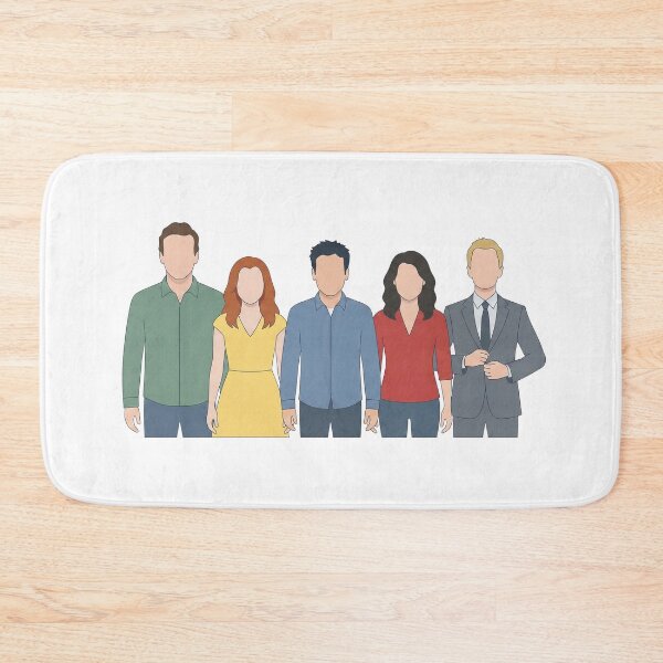 Item preview, How I Met Your Mother Main Cast Doodle designed and sold by Screen Lore.