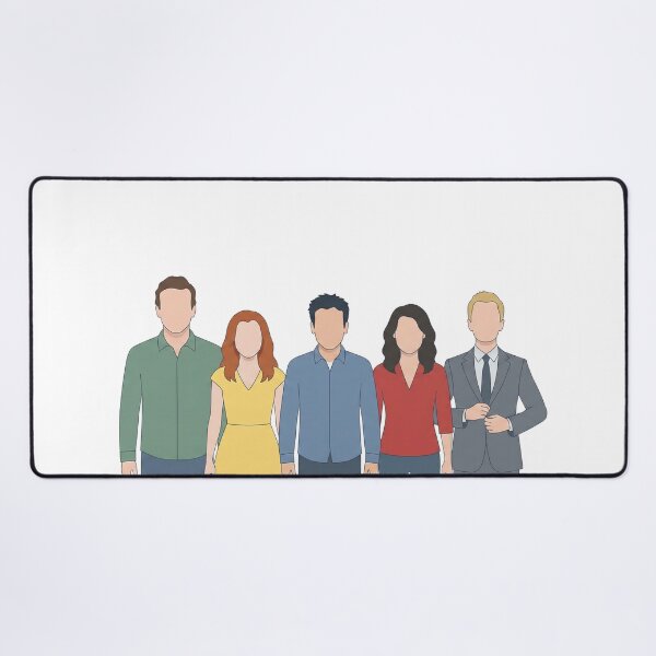 Item preview, How I Met Your Mother Main Cast Doodle designed and sold by Screen Lore.