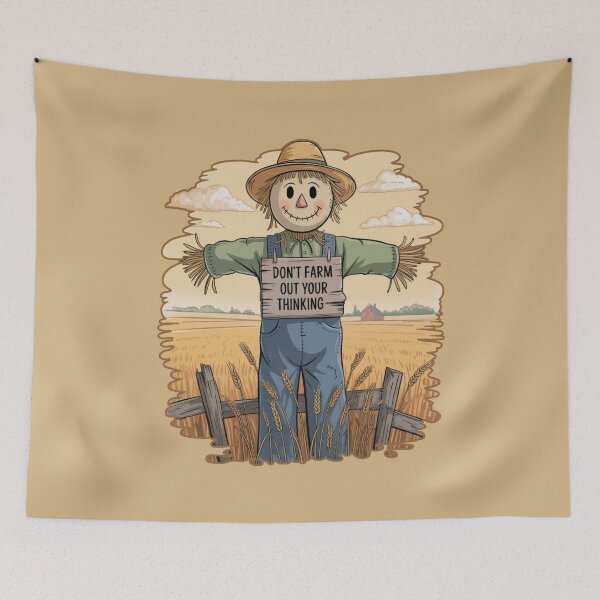 Item preview, Don't Farm Out Your Thinking. designed and sold by UltraQuirky.