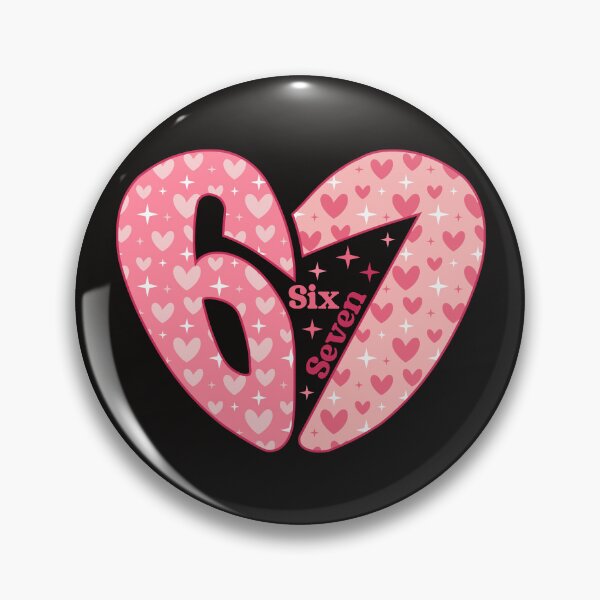 Item preview, Six Seven Heart Love Cute Number Art designed and sold by dianadouri.