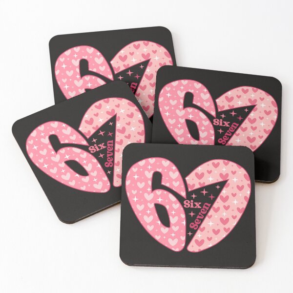 Item preview, Six Seven Heart Love Cute Number Art designed and sold by dianadouri.