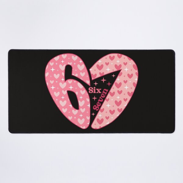 Item preview, Six Seven Heart Love Cute Number Art designed and sold by dianadouri.