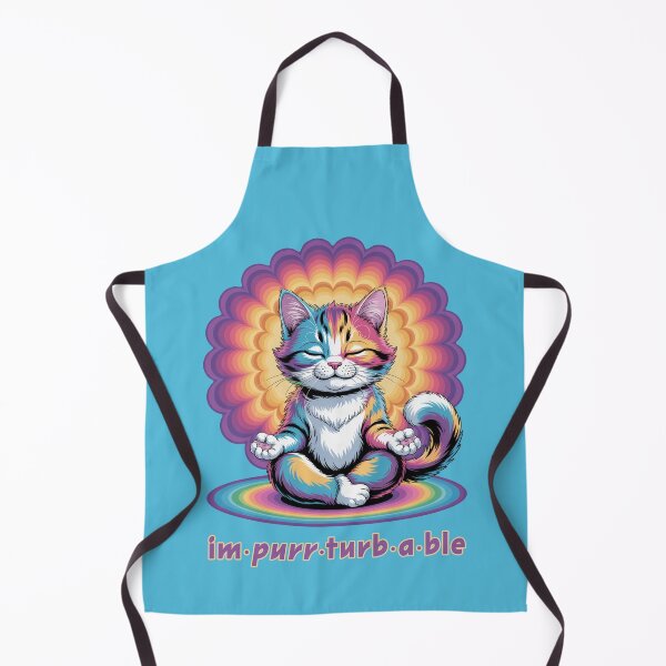 Item preview, Impurrturbable Cat Doing Yoga. designed and sold by UltraQuirky.