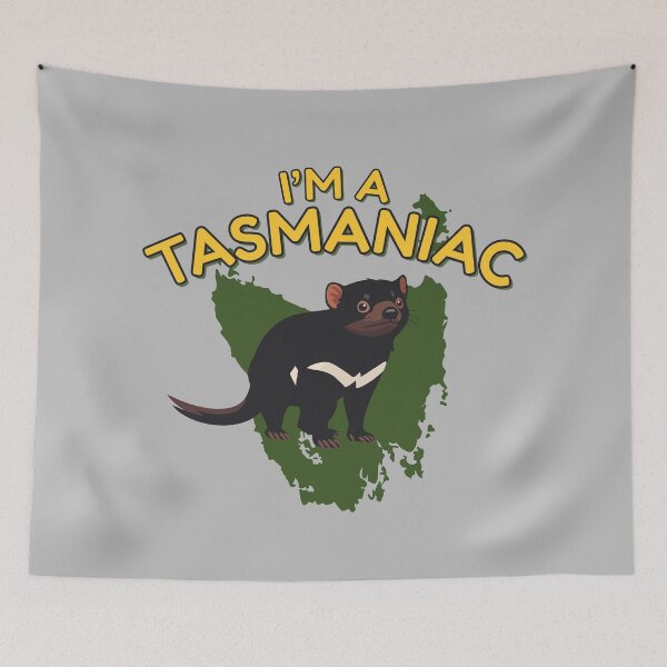 Item preview, I’m a Tasmaniac Tasmanian Devil Design designed and sold by pUNKnown.