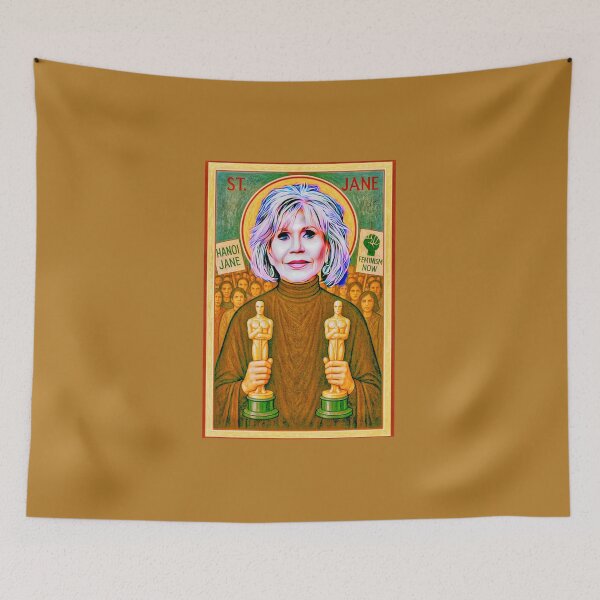Item preview, St. Jane Fonda Pop Culture Saint designed and sold by CMooreWorx.