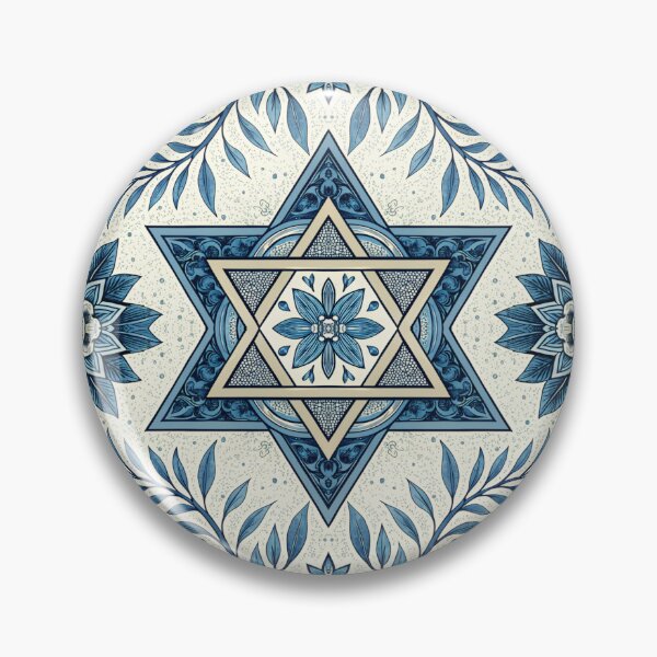 Item preview, Star of David, Pattern 38, Floral. designed and sold by UltraQuirky.