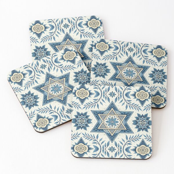 Item preview, Star of David, Pattern 38, Floral. designed and sold by UltraQuirky.