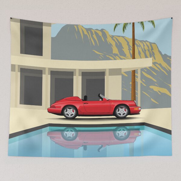 Item preview, Speedster 911 964 Palm Desert Essential Art designed and sold by blackdogshop.