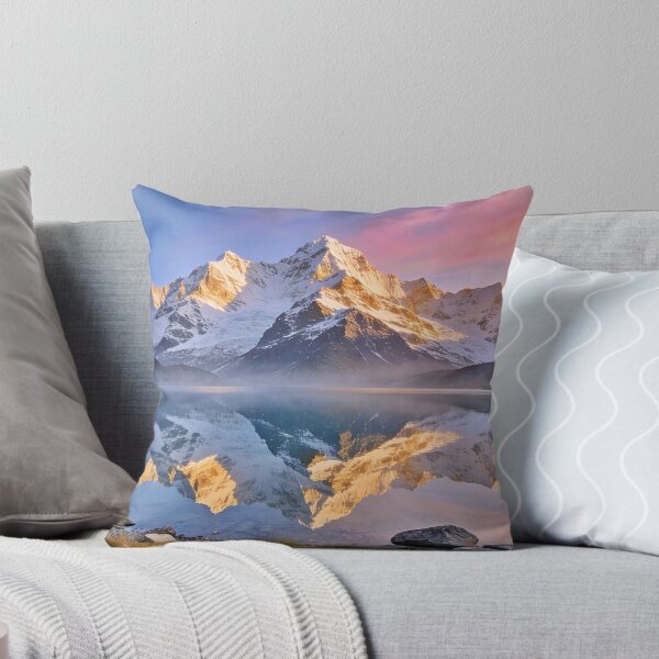 Item preview, Sunrise Over Snow-Capped Alpine Lake designed and sold by ImgPrint.