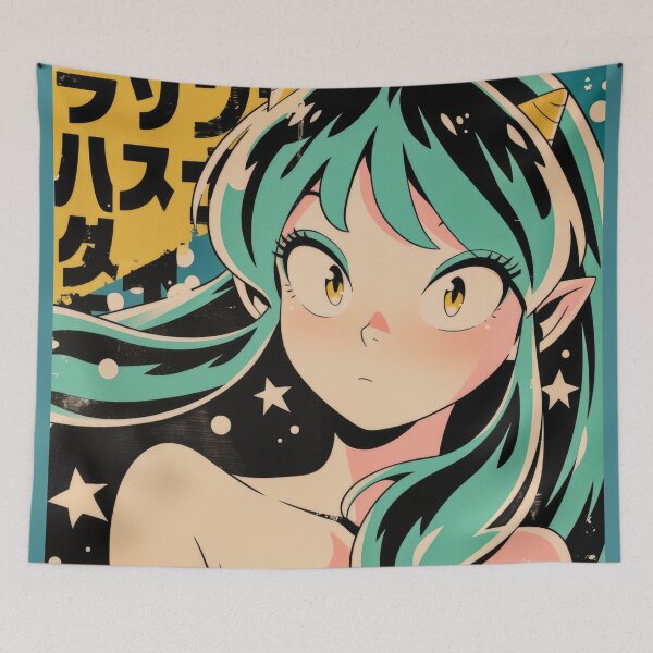 Item preview, Retro Waifu Lum  designed and sold by AnimeArsenalPrints.