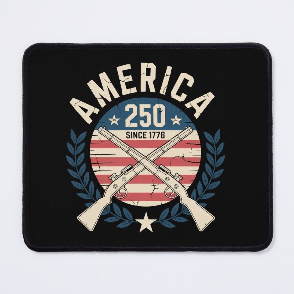 Item preview, America 250 Since 1776 - Revolutionary Muskets Heritage Badge designed and sold by DarylWelsh2024.