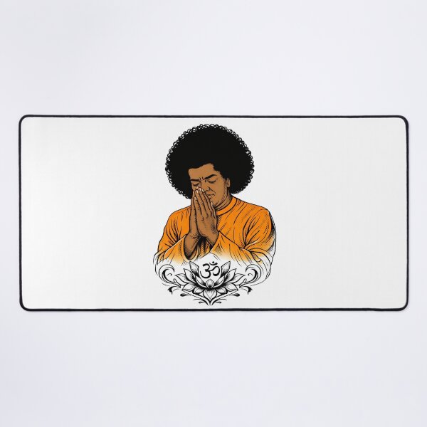 Item preview, Sathya Sai Baba During Meditation designed and sold by Anniko Art Studio.