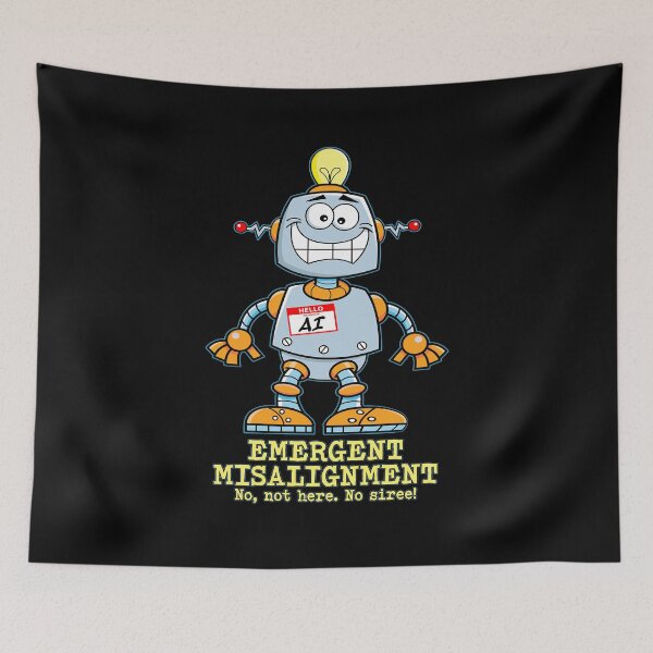 Item preview, AI Emergent Misalignment. designed and sold by UltraQuirky.