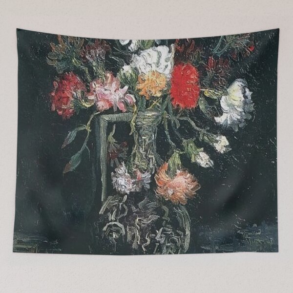 Item preview, Vincent Van Gogh - Vase With White And Red Carnations designed and sold by st1art.