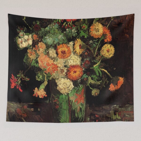 Item preview, Vincent Van Gogh - Vase With Zinnias And Geraniums designed and sold by st1art.
