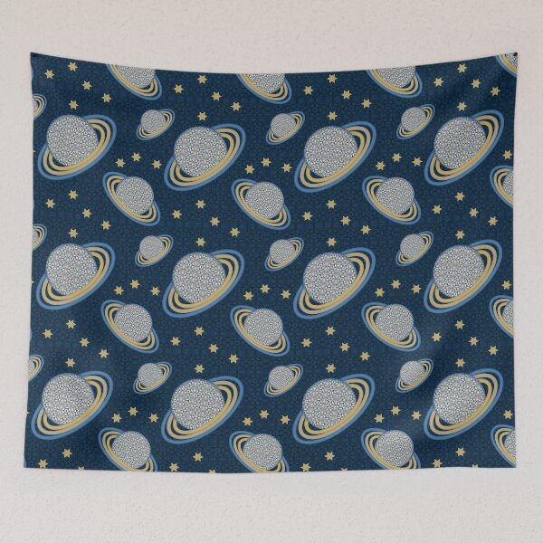 Item preview, Star of David, Pattern 48, Planet - Blue. designed and sold by UltraQuirky.