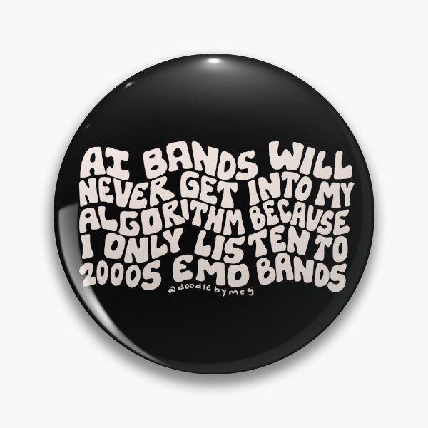 Item preview, I Only Listen to 2000s Emo Bands designed and sold by doodlebymeg.