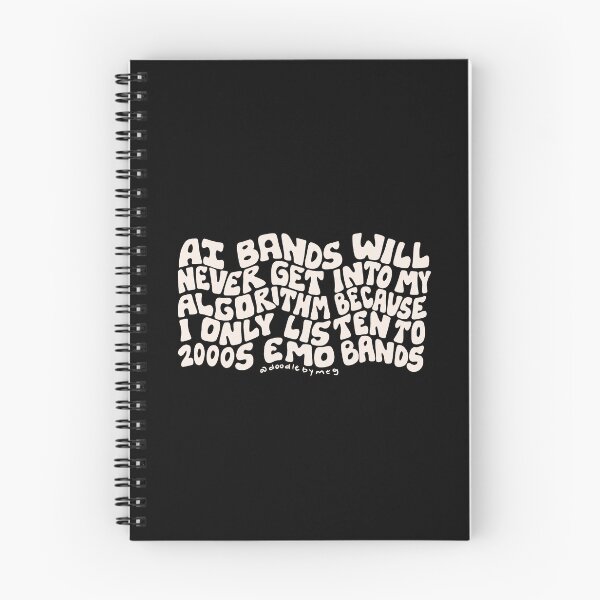 Item preview, I Only Listen to 2000s Emo Bands designed and sold by doodlebymeg.