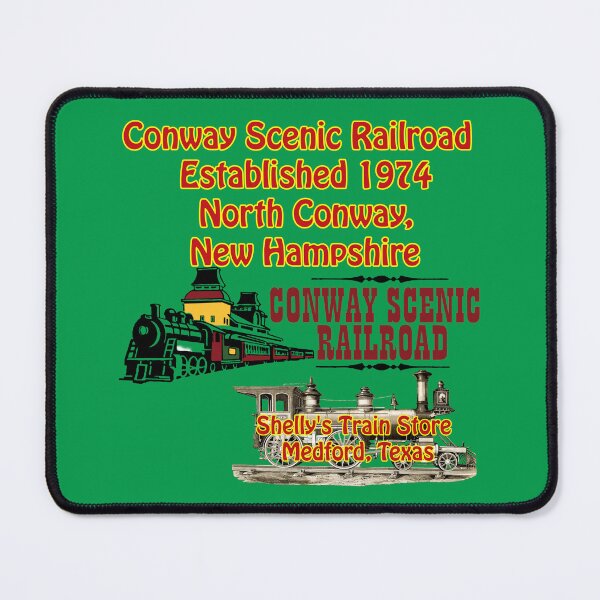 Item preview, Train logo, Conway Scenic Railroad est. 1974, Shelly's Train Store, Vintage, Classic, Archaic, Collectible Train Logos, Rail & Railroad Logos, train stickers, magnets, t-shirts, posters & more designed and sold by MoreEZUSA-Here.