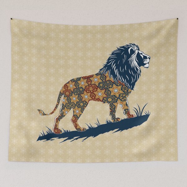 Item preview, Star of David, Pattern 50, Lion of Judah. designed and sold by UltraQuirky.