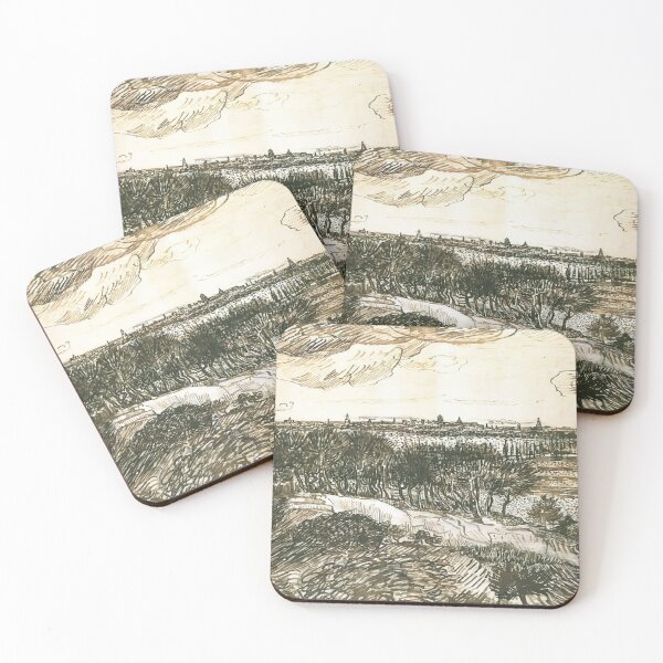 Item preview, Vincent Van Gogh - View Of Arles From A Hill designed and sold by st1art.