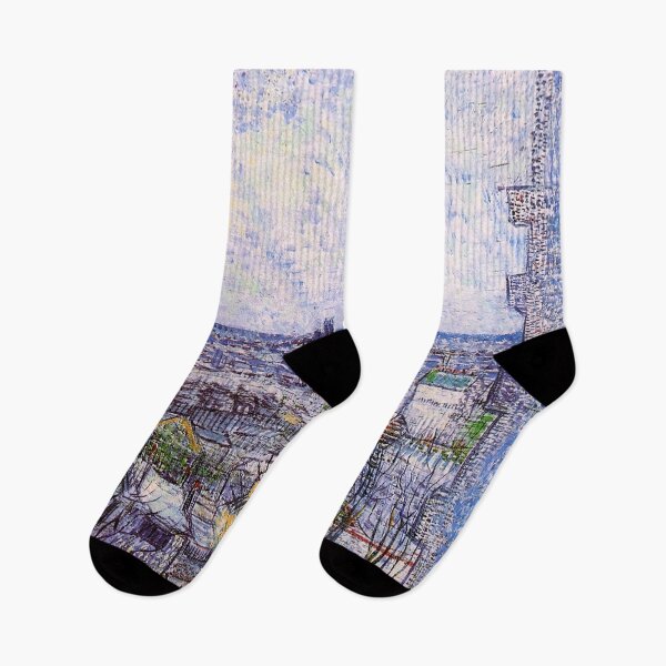 Item preview, Vincent Van Gogh - View From Vincent's Room In The Rue Lepic designed and sold by st1art.
