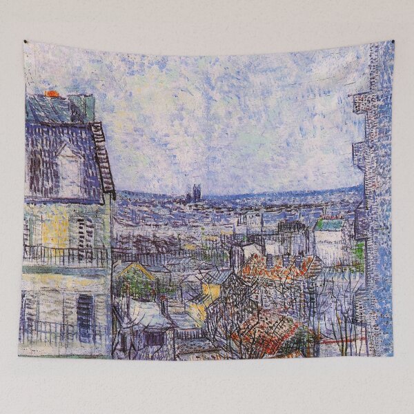 Item preview, Vincent Van Gogh - View From Vincent's Room In The Rue Lepic designed and sold by st1art.