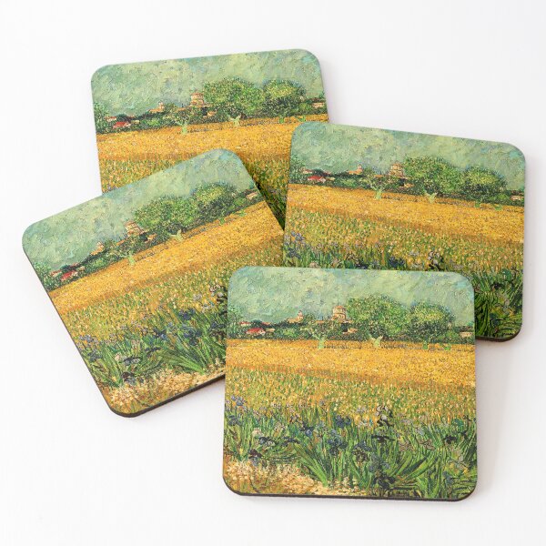 Item preview, Vincent Van Gogh - View Of Arles With Irises In The Foreground designed and sold by st1art.
