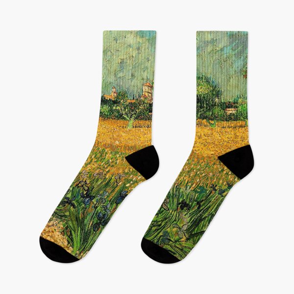 Item preview, Vincent Van Gogh - View Of Arles With Irises In The Foreground designed and sold by st1art.