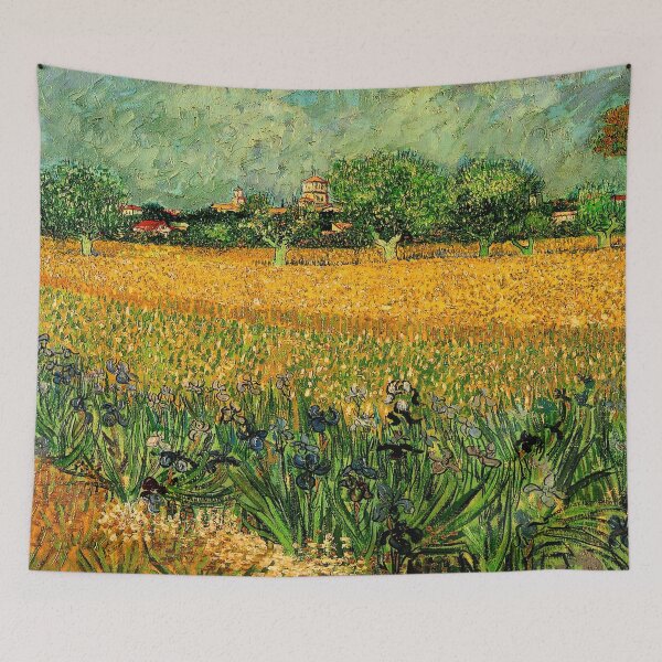 Item preview, Vincent Van Gogh - View Of Arles With Irises In The Foreground designed and sold by st1art.