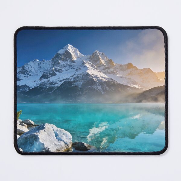 Item preview, Sunrise Over Snow-Capped Alpine Lake designed and sold by ImgPrint.