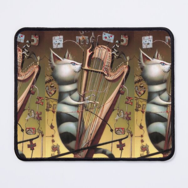Item preview, Harmonic Cat – Artistic Illustration designed and sold by TreatLLC.