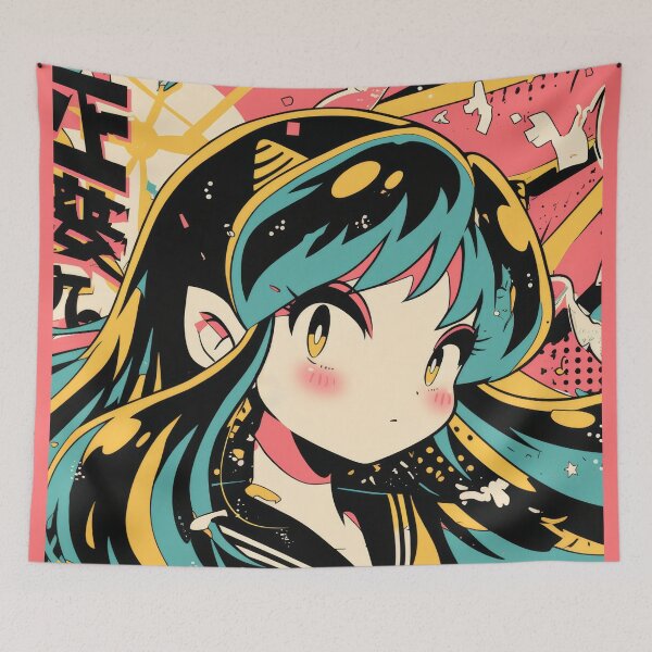 Item preview, Pop Art Lum Invader Poster  designed and sold by AnimeArsenalPrints.
