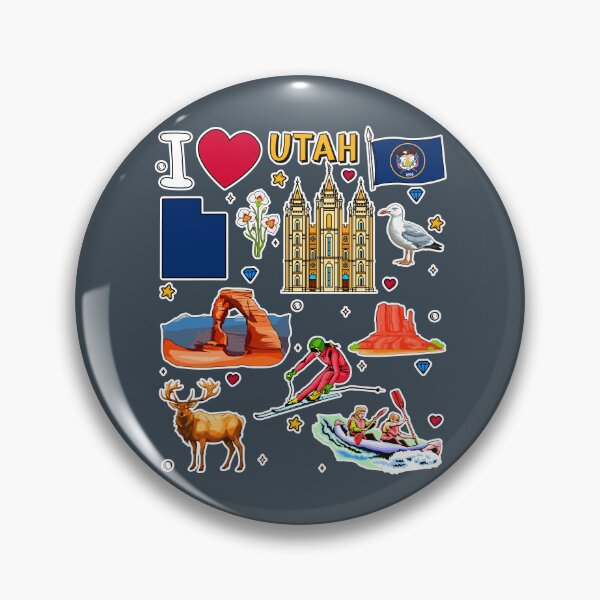 Item preview,  Utah State Pride, Iconic Landmarks & Outdoor Adventure Sticker Pack designed and sold by mashmosh.