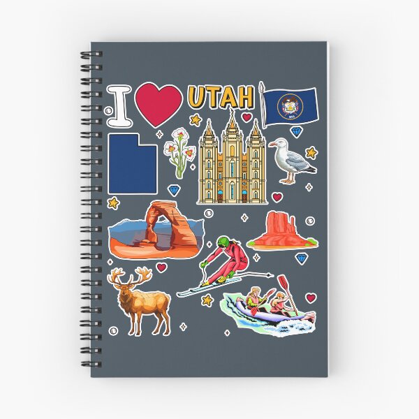 Item preview,  Utah State Pride, Iconic Landmarks & Outdoor Adventure Sticker Pack designed and sold by mashmosh.