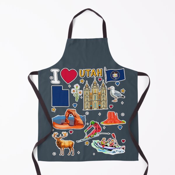 Item preview, Utah State Pride, Iconic Landmarks & Outdoor Adventure Sticker Pack designed and sold by mashmosh.