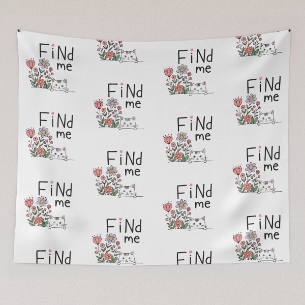 Item preview, Cat in flowers designed and sold by PrintLabStudio.