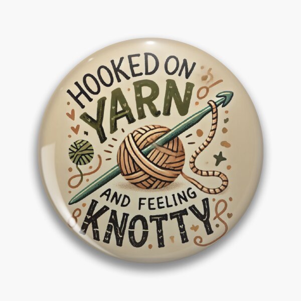 Item preview, Hooked on Yarn Feeling Knotty designed and sold by Wild Paw Sketch.