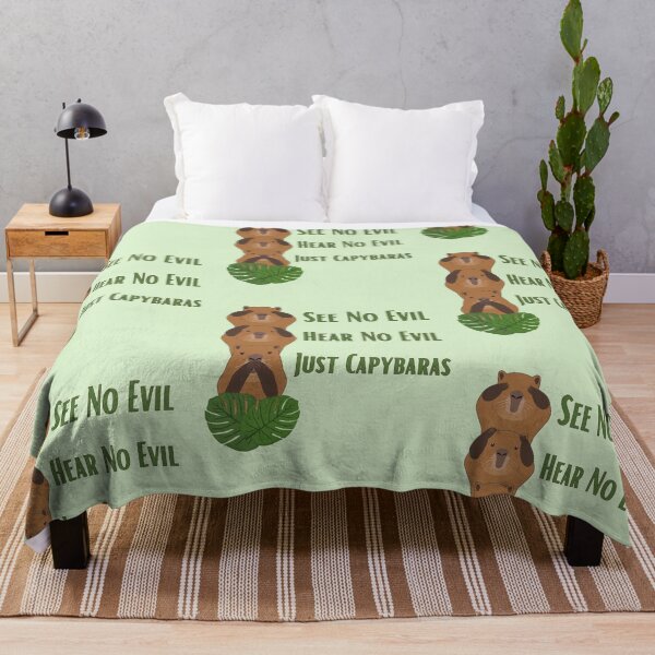 Item preview, See No Evil, Hear No Evil, Just Capybaras designed and sold by Sir Capy B.