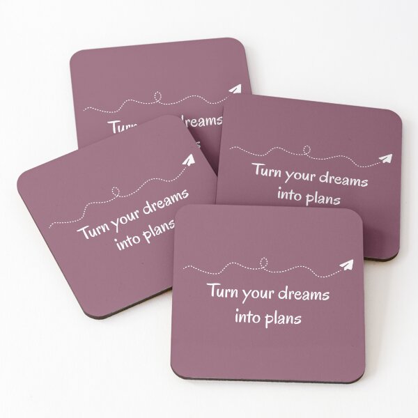Item preview, Turn your dreams into plans | Daily optimistic quote designed and sold by dfly-creations.
