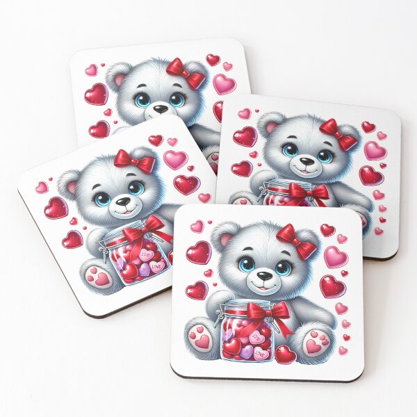 Item preview, Sweetest Love Heart Teddy - Adorable Valentine Mascot designed and sold by FuzionRaptor.