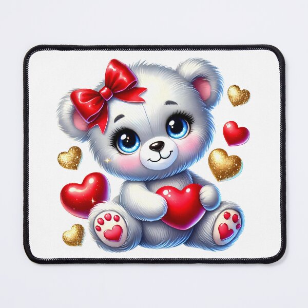 Item preview, My Valentine Teddy Bear - Sweet Heart Love Mascot designed and sold by FuzionRaptor.