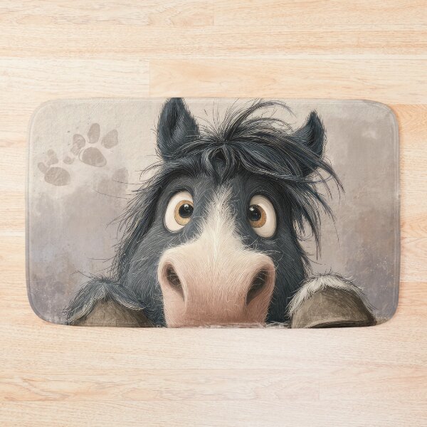 Item preview, Grulla Horse Peeking over Wall 01 designed and sold by Elisabeth Lucas.