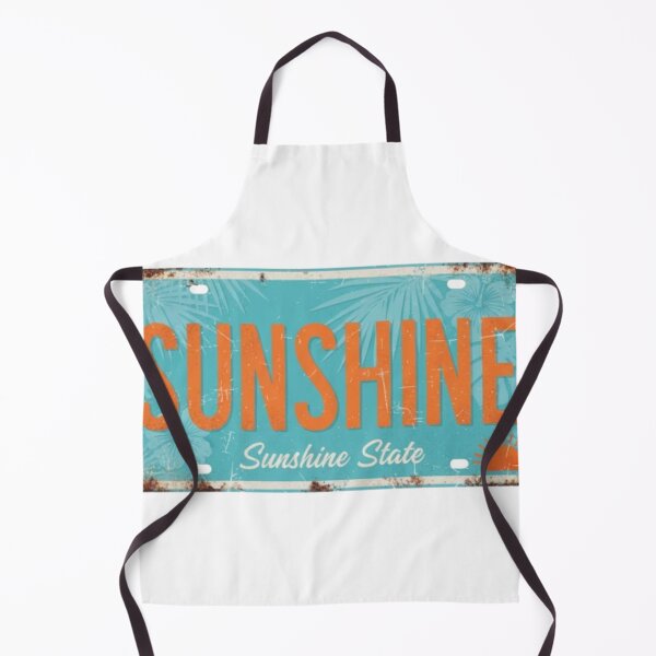 Item preview, Vintage Sunshine State License Plate | Florida Tropical Retro Decor Art designed and sold by Zouak.